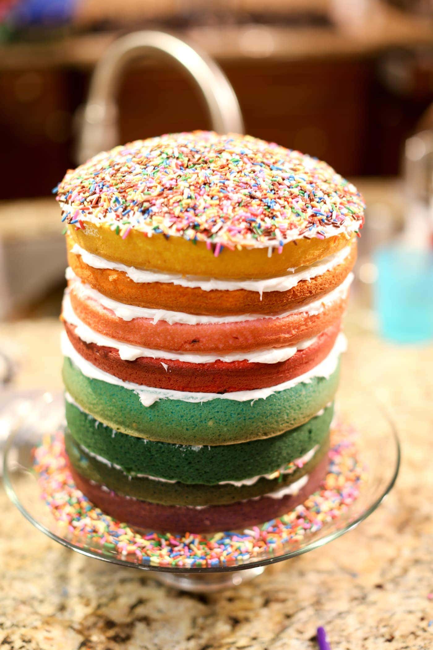 rainbow cake 