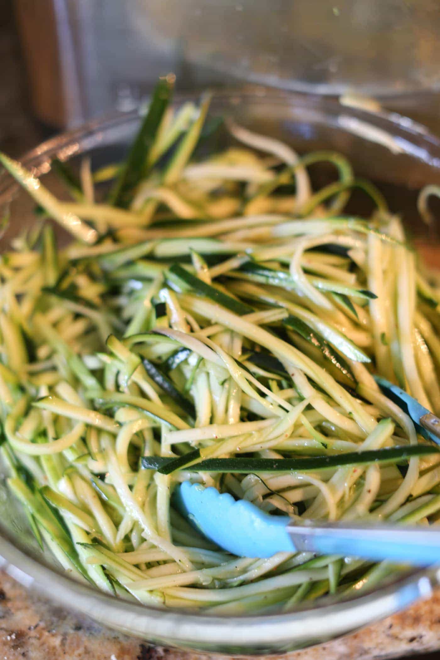 sliced cucumbers