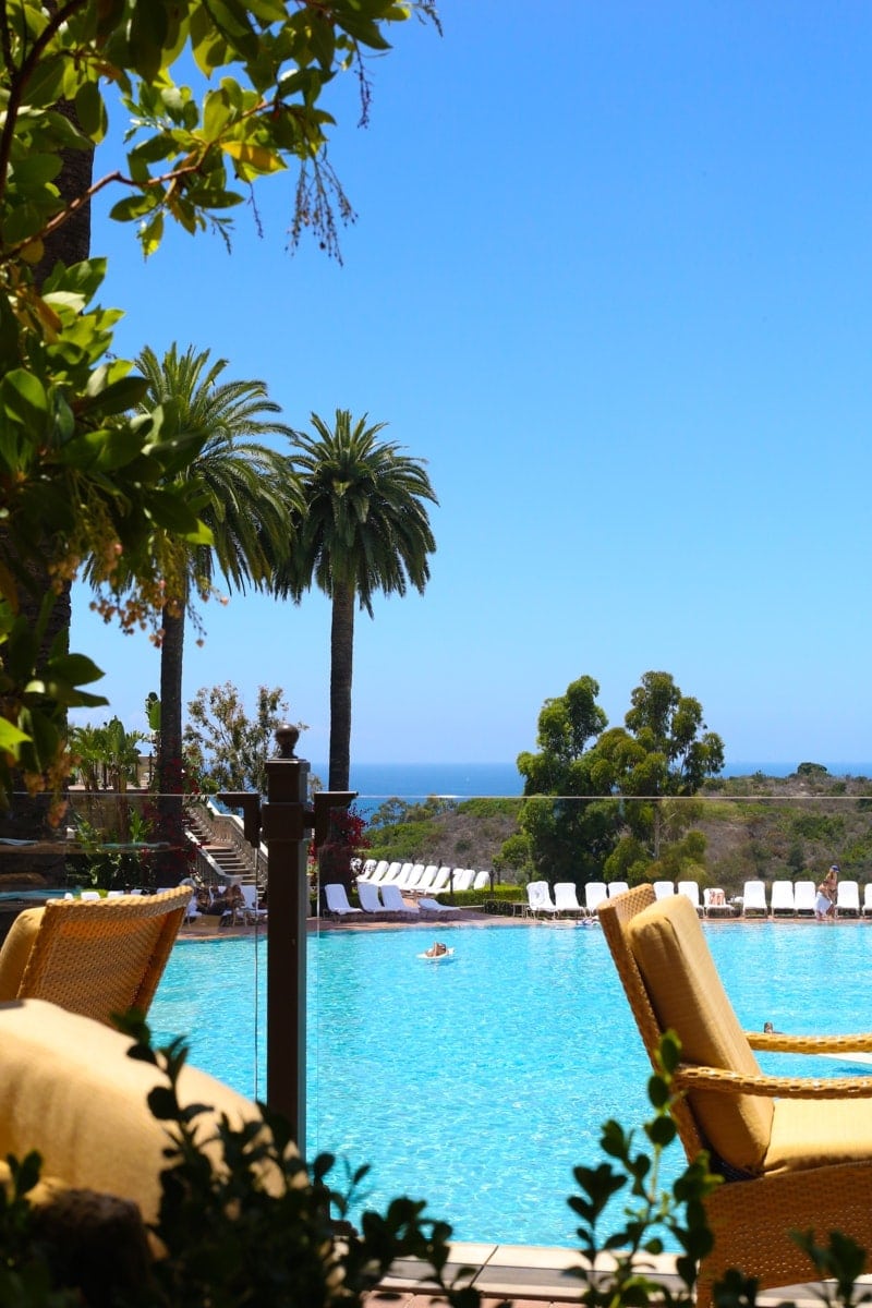 the pelican hill pool babymoon