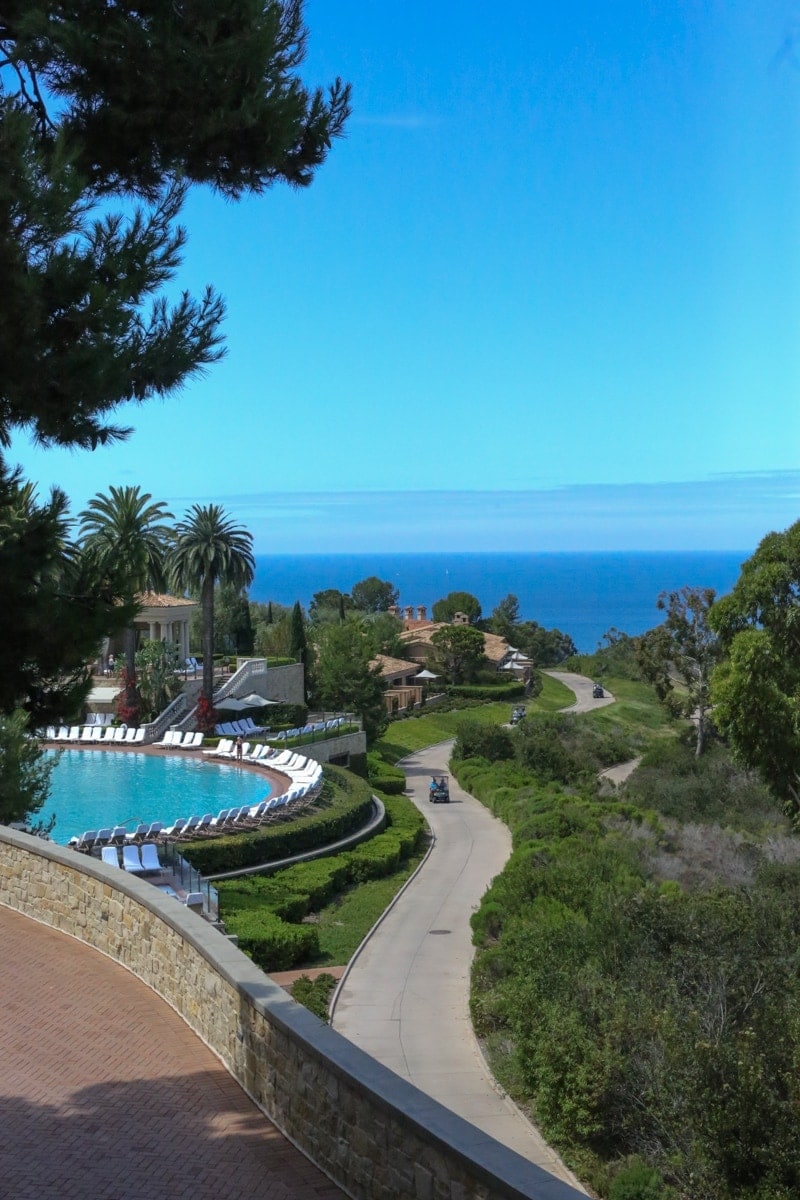 Babymoon ideas view of the pelican hill resort