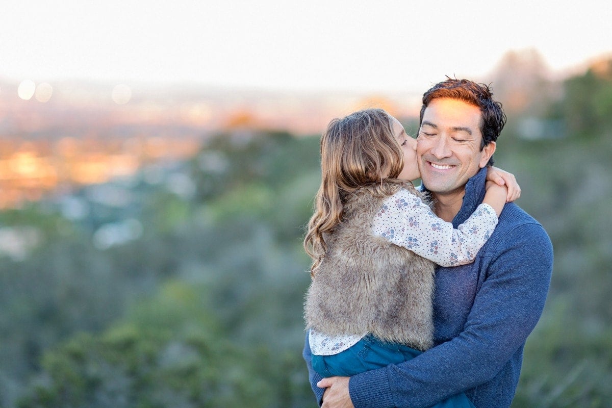 dad and daughter