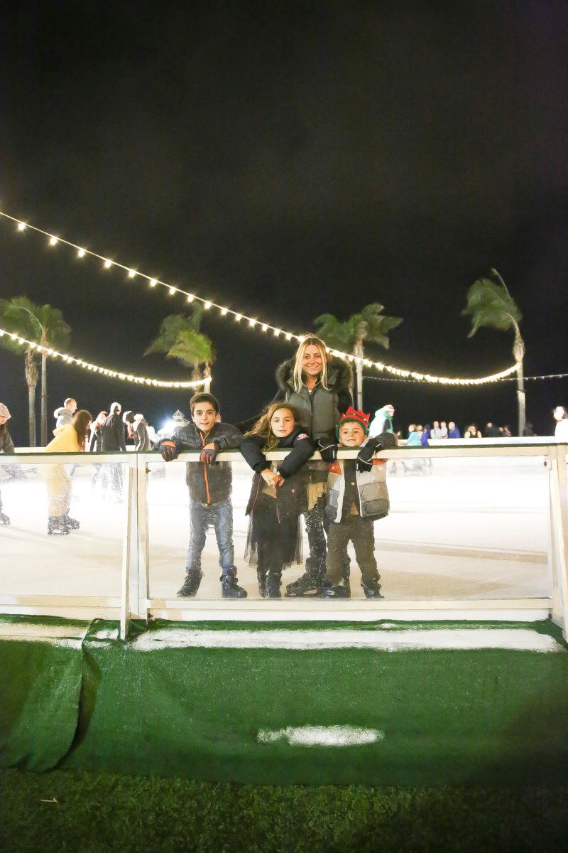 family ice skating