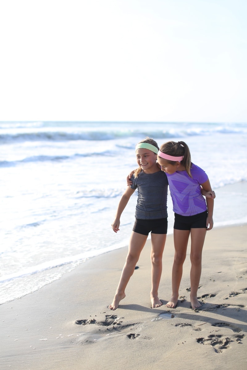 ivivva girls on beach