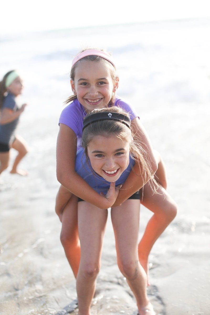 ivivva girls on beach