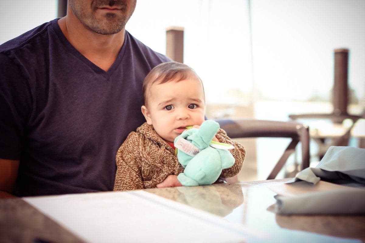 dad with baby