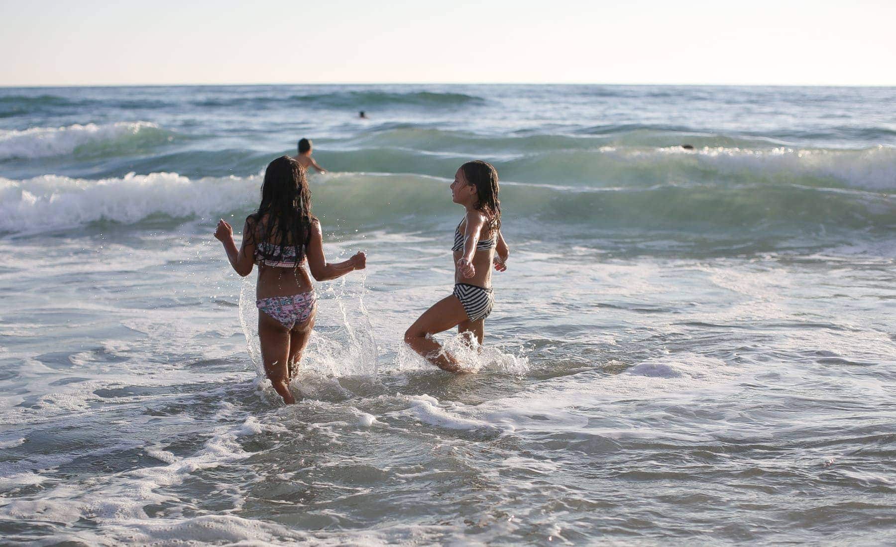 kids at the beach