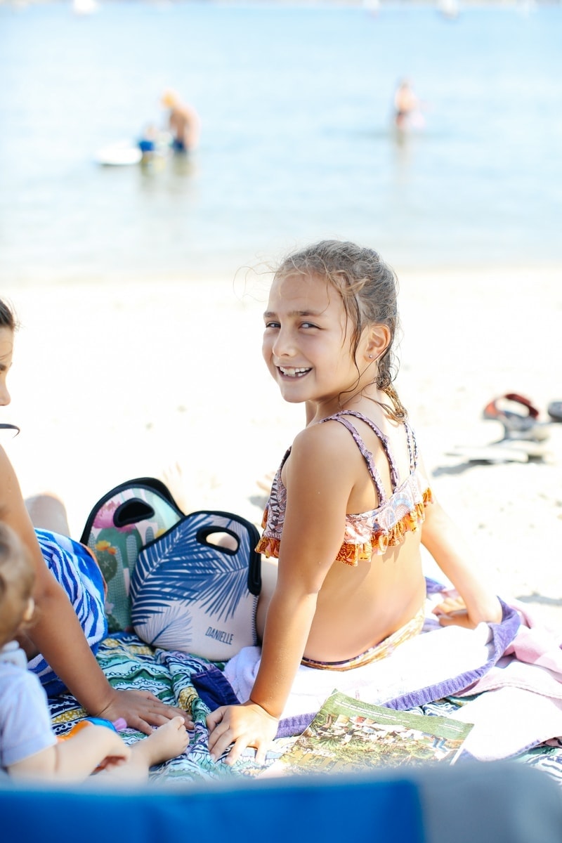 kids at the beach