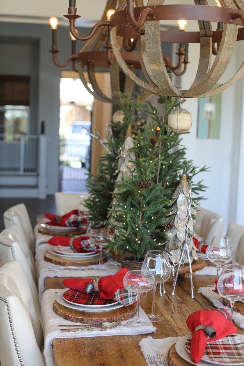 christmas tablescape