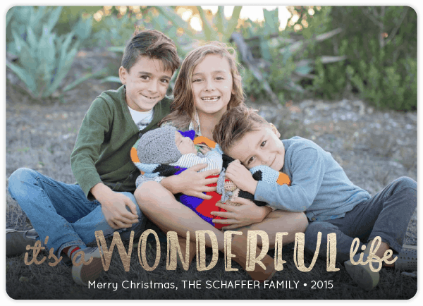 kids christmas card