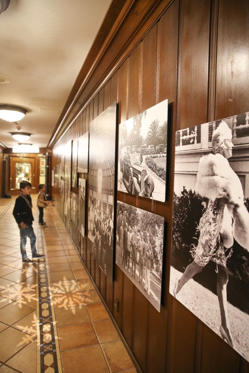 photos in hallway