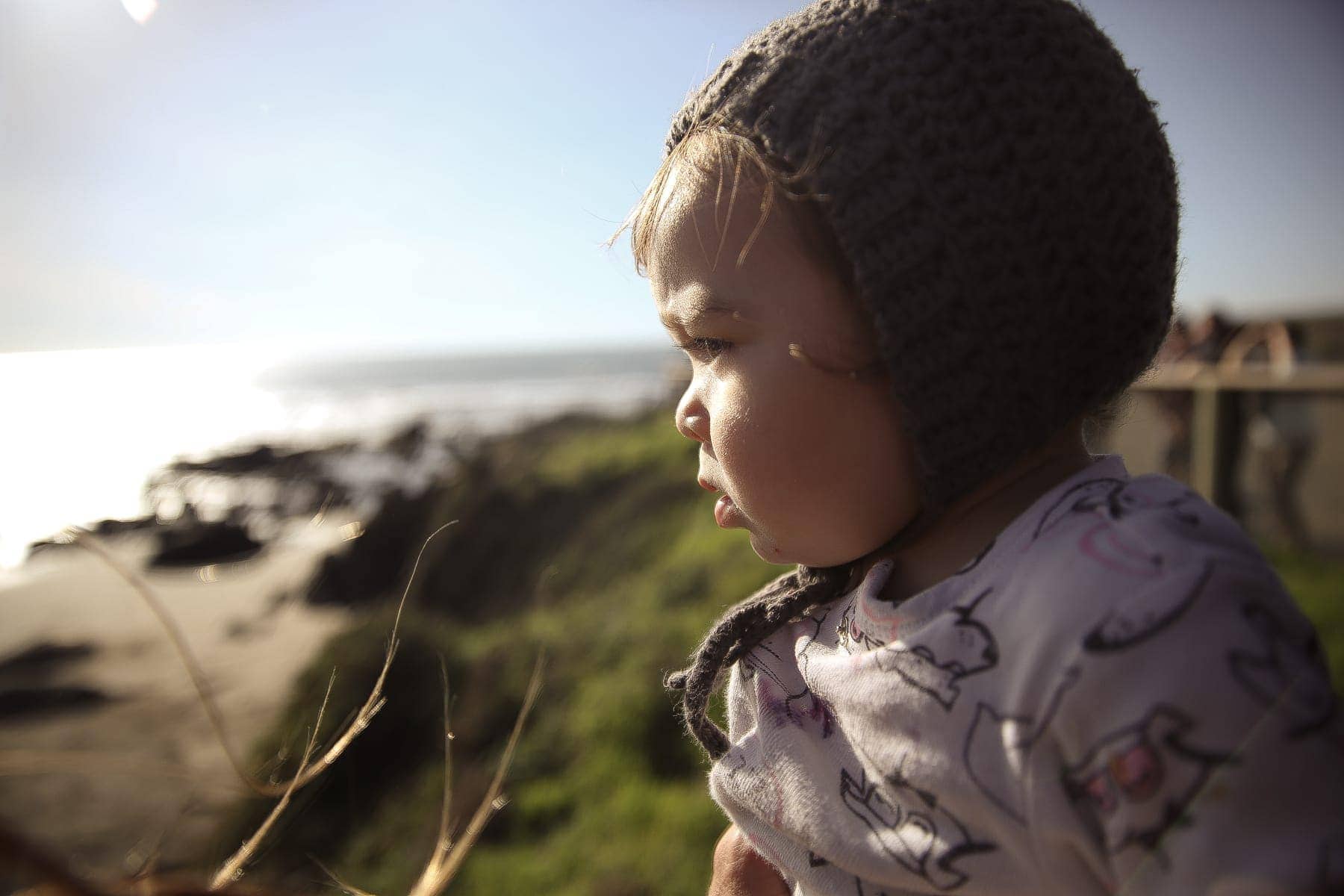 baby in the mountains 