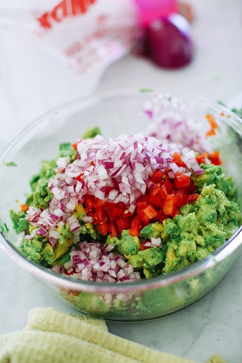 homemade guacamole 