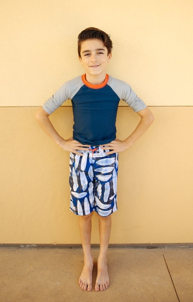 boy in swimsuit 