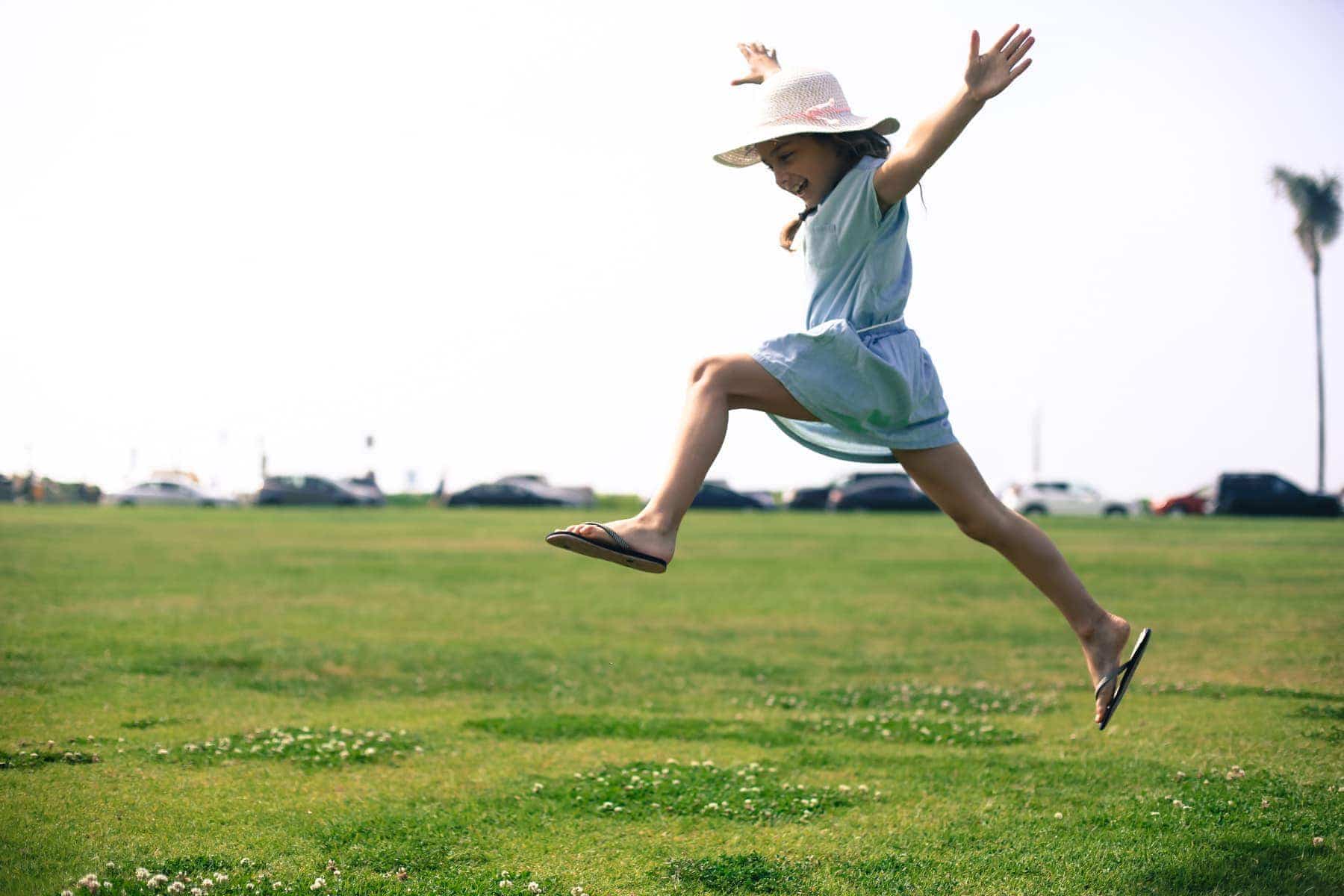 girl jumping 