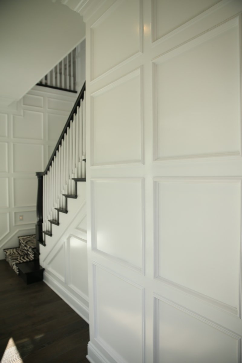 wall trim and staircase