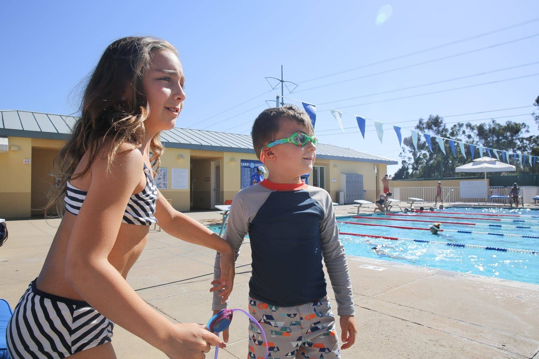 pool kids