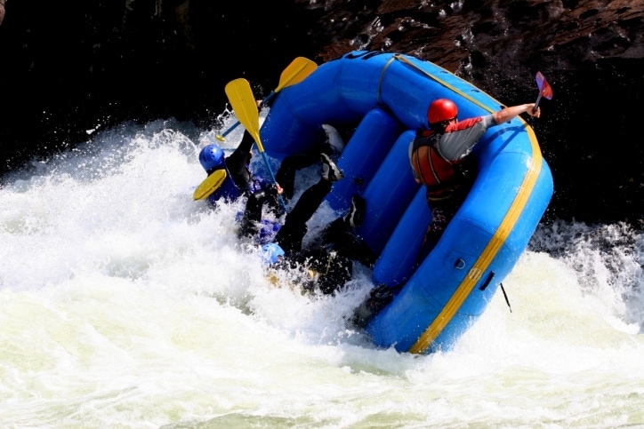 white water rafting 