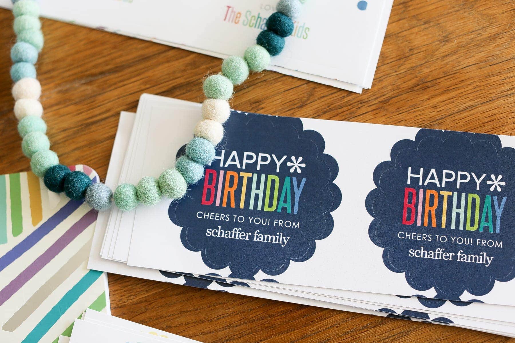 birthday labels