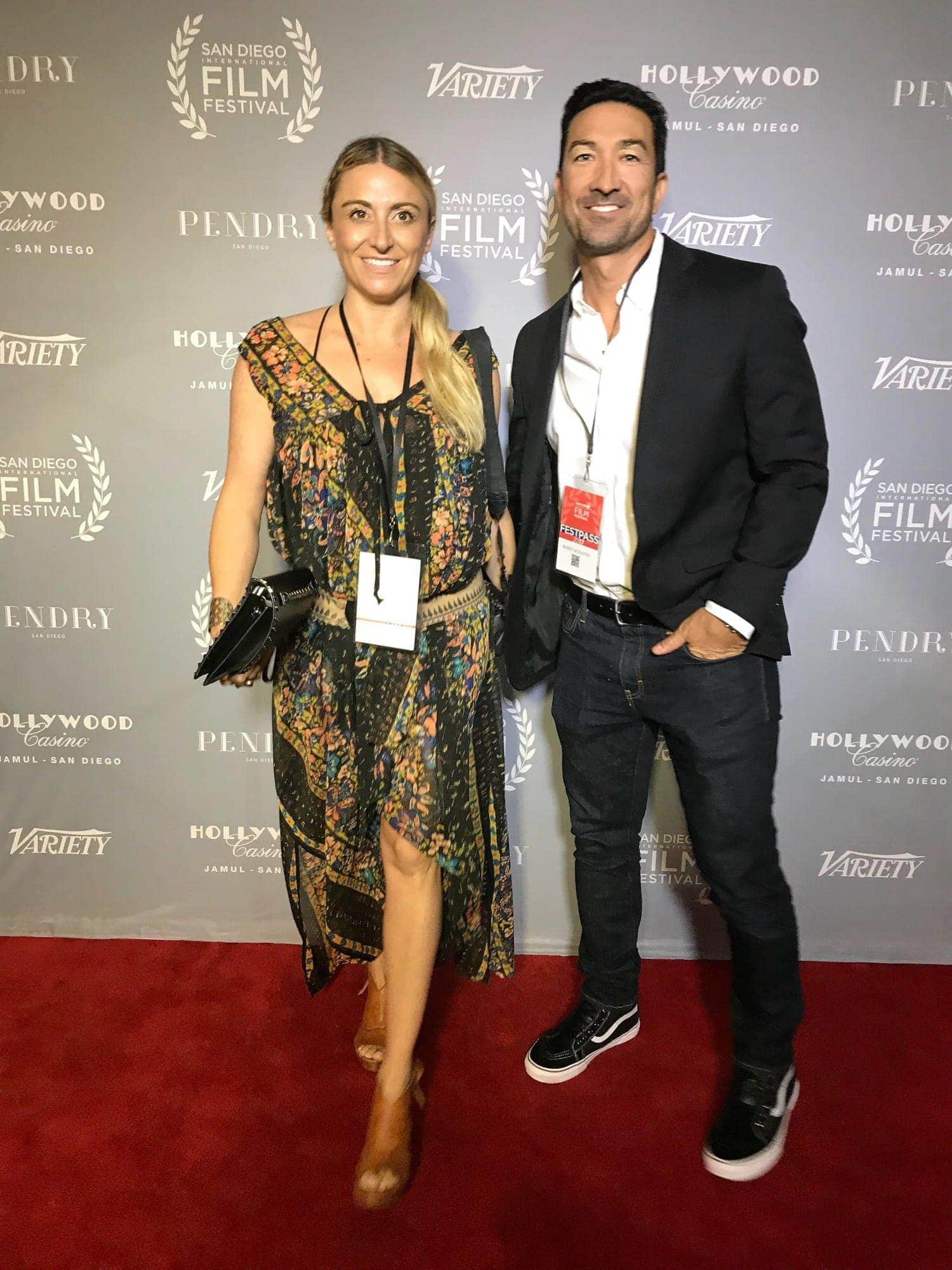 Bobby and Danielle at San Diego film festival 