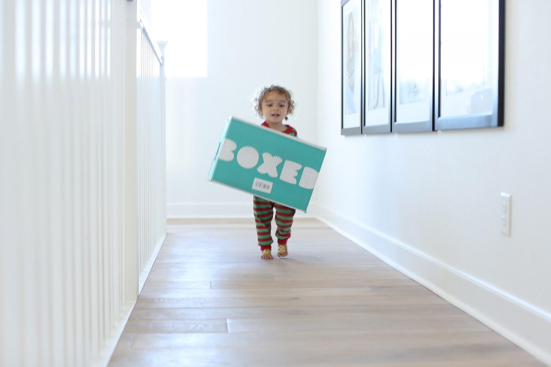 Baby and boxed