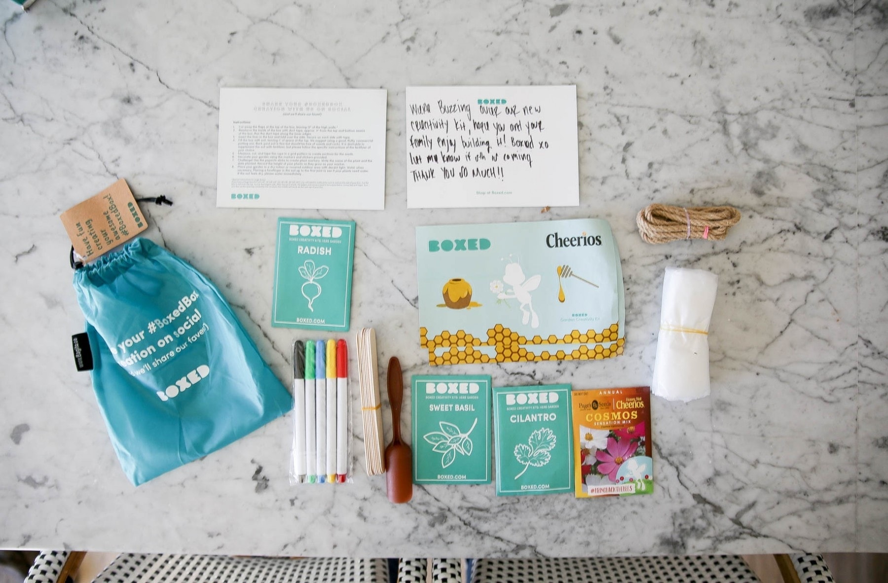 Free creativity kit from Boxed and General Mills’ Bring Back the Bees campaign to decorate your mini bee sanctuary