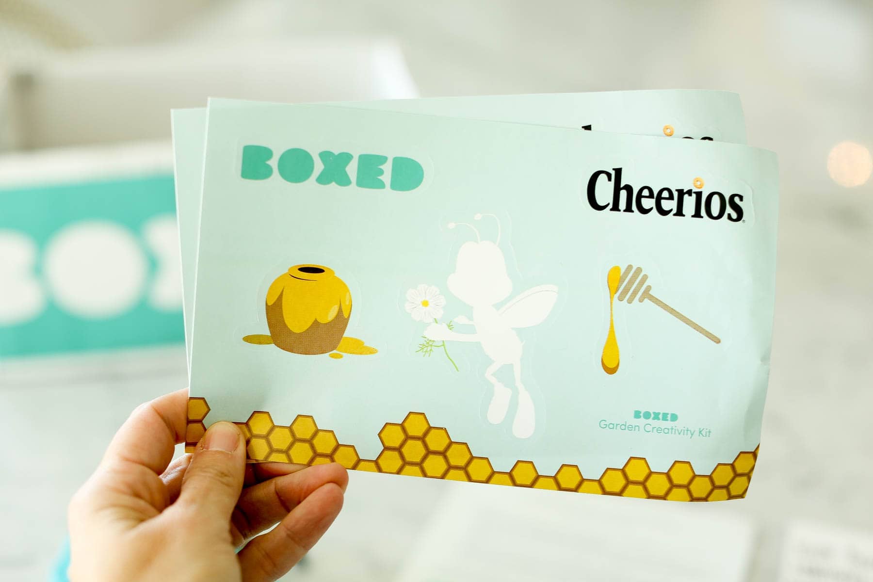 Free creativity kit to decorate your mini garden box from Boxed and General Mills’ Bring Back the Bees campaign