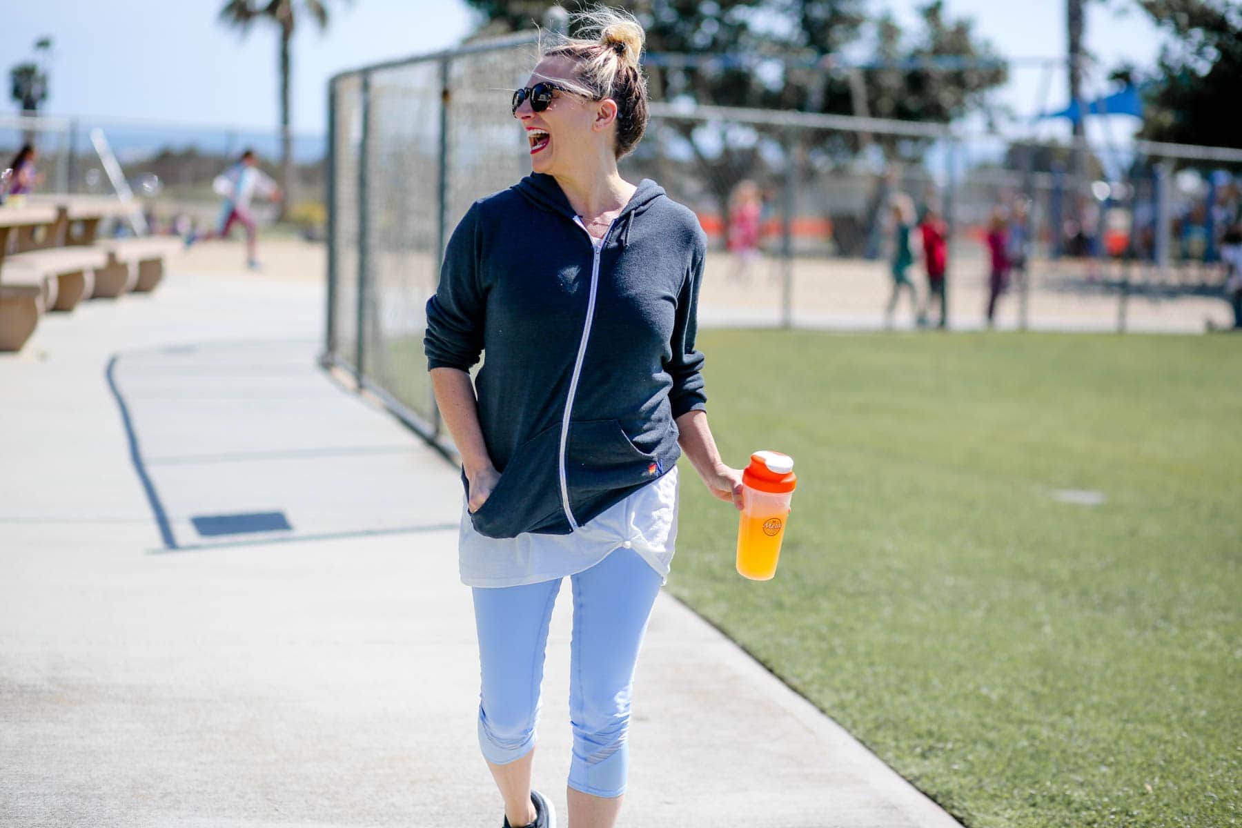 woman jogging