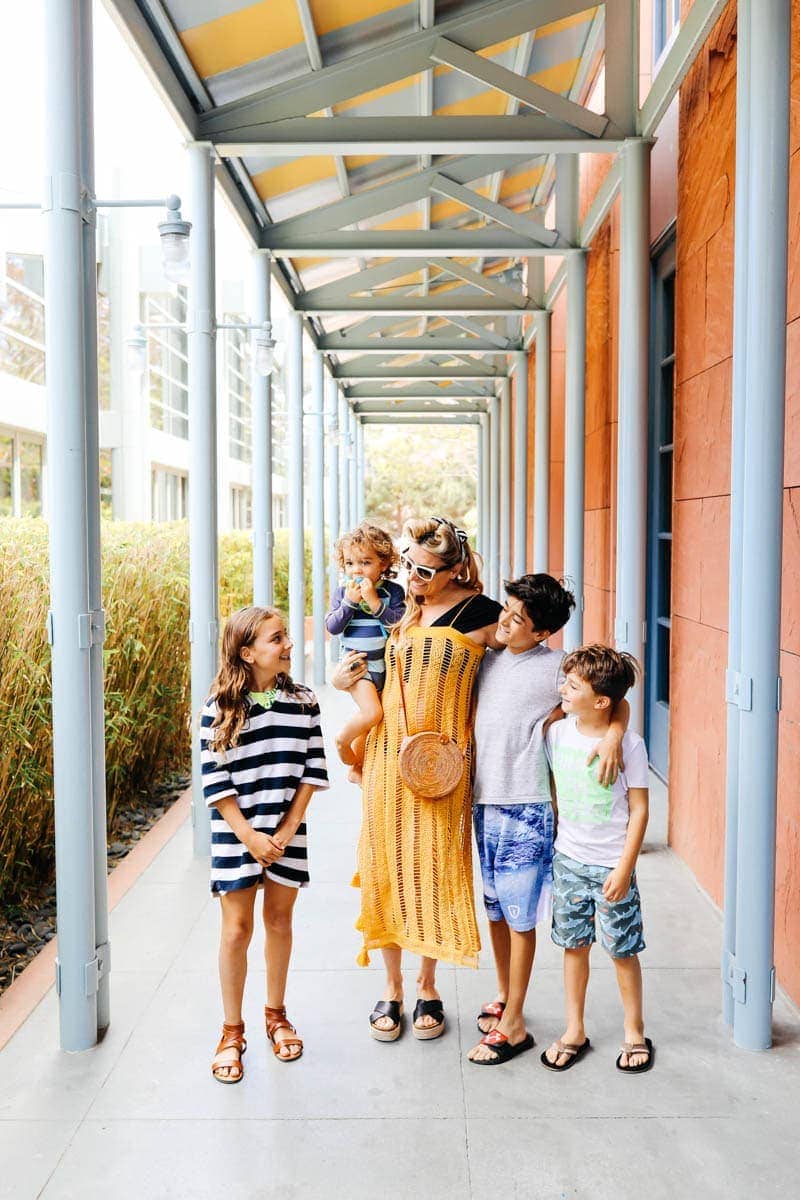 Mom and Happy Kids #citygirlgonemom #hyattregency #lajollasandiego #lajolla