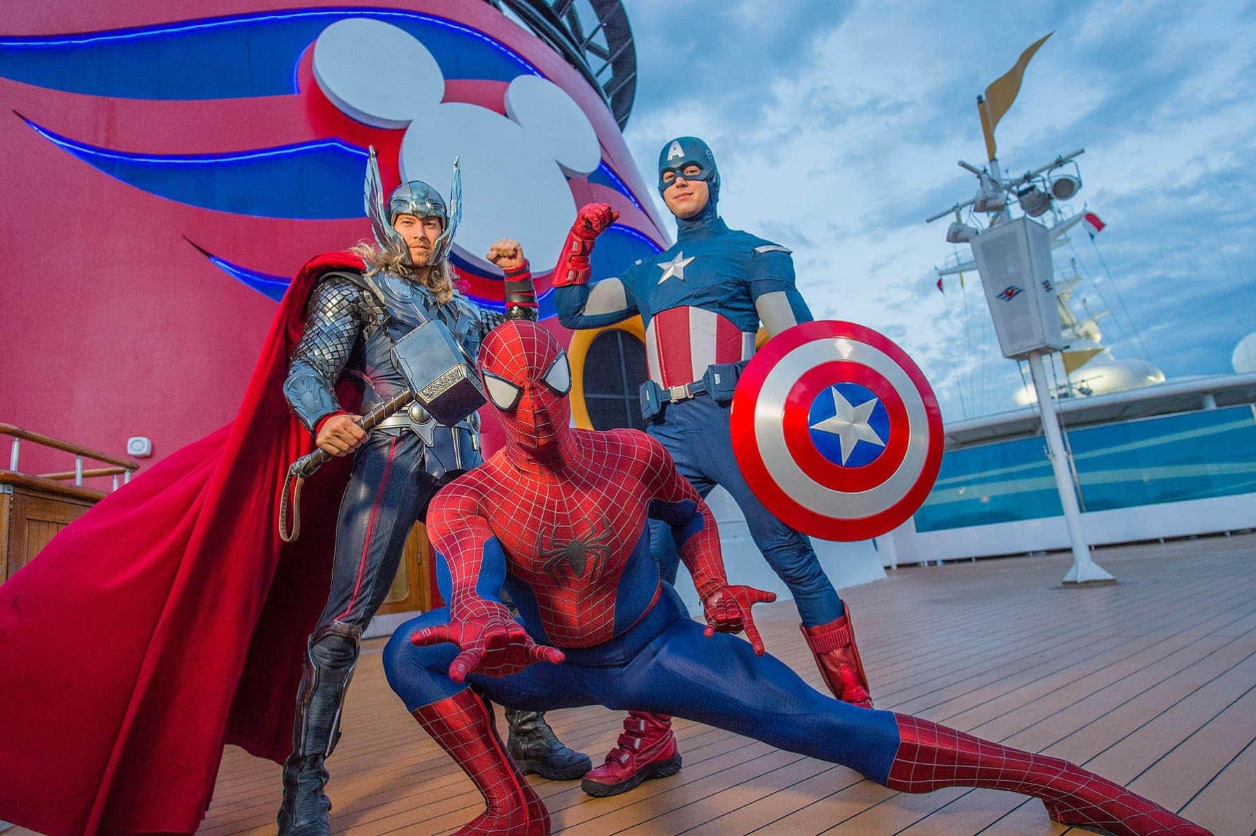 Marvel Characters At Sea