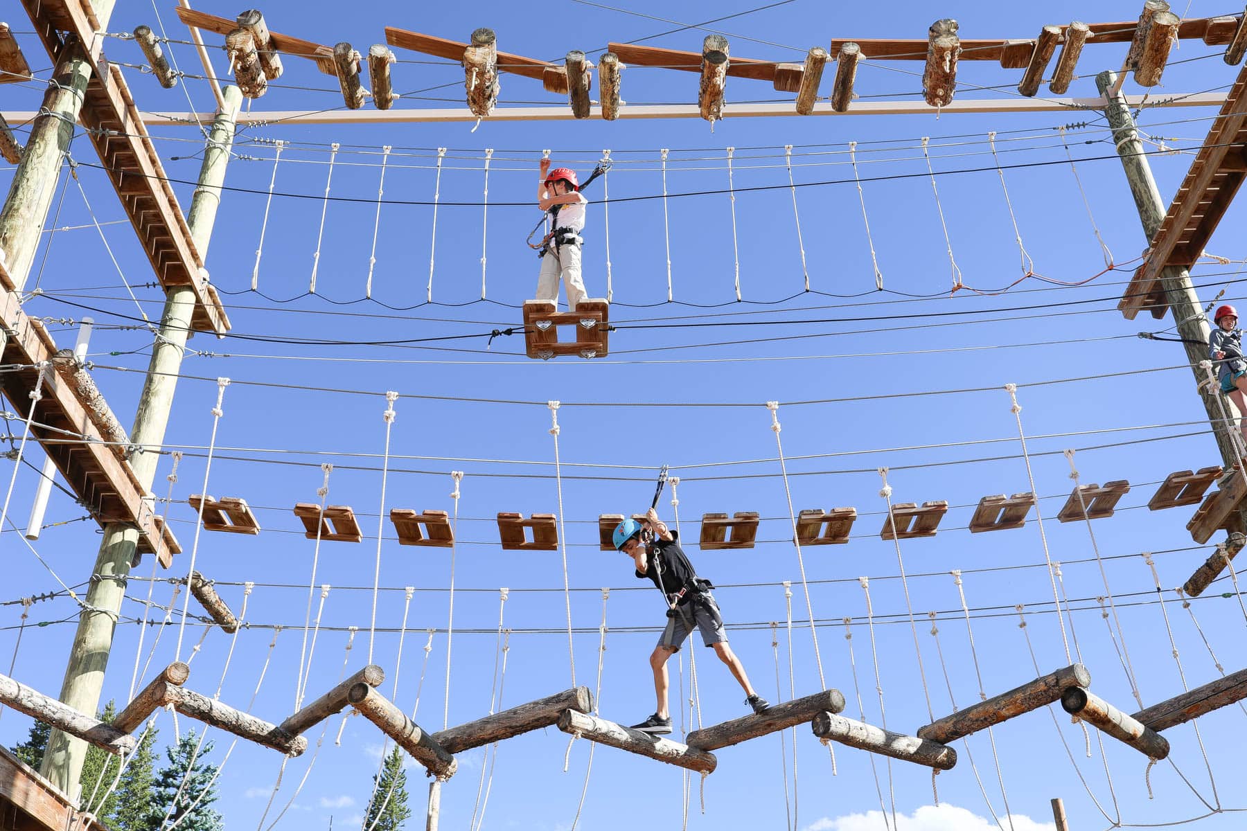 Kids Enjoying Epic Ropes