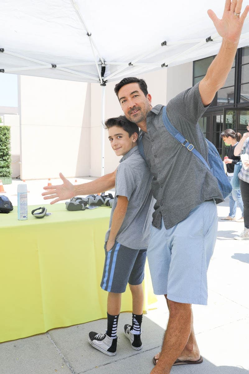 Photo of Father and Son at the Warner Bros Studios #hollywood #warnerbrothers #teentitansgotothemovies #citygirlgonemom