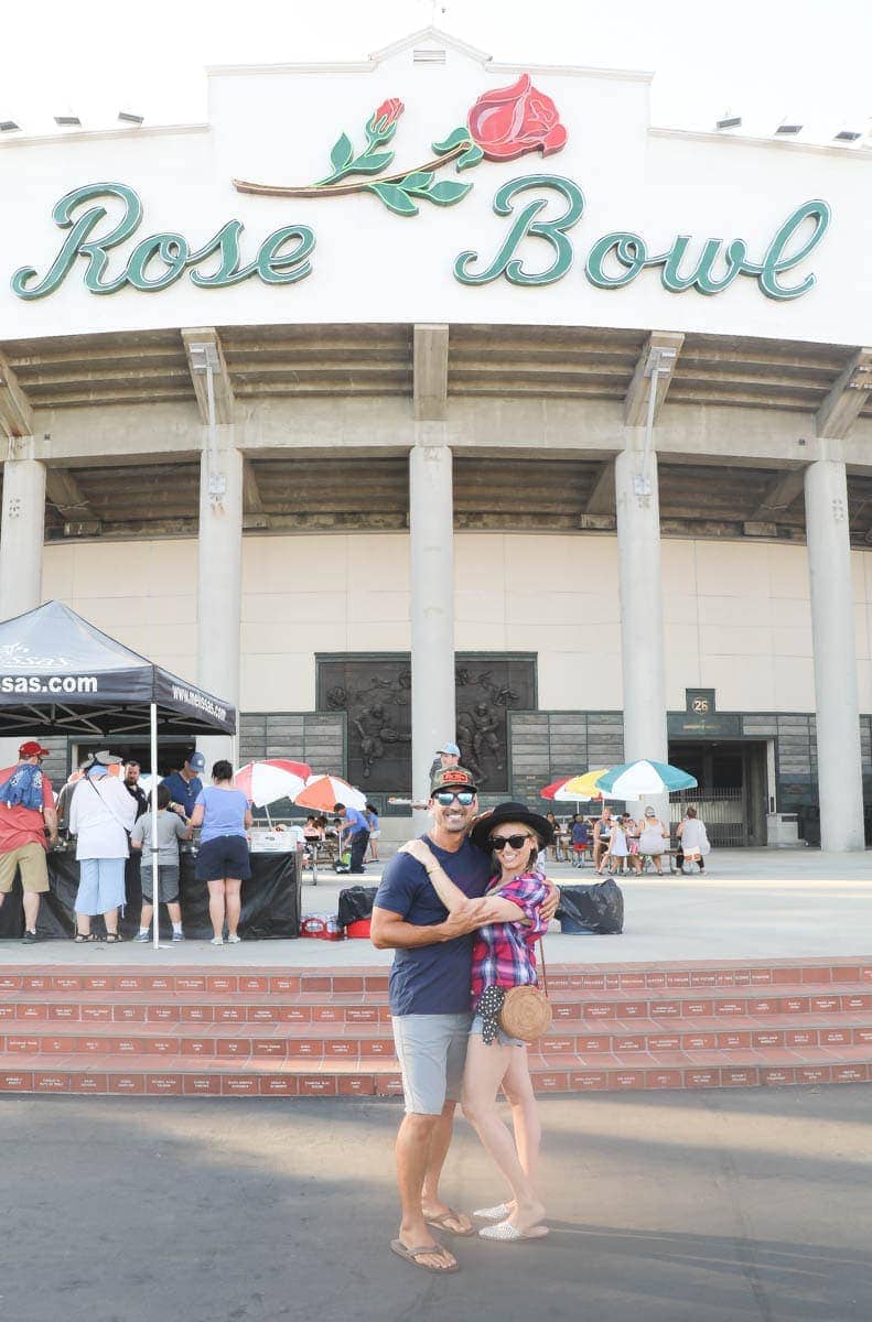 Childhood Cancer is an awful diagnosis. All kids deserve a night to remember and that's exactly what Northwestern Mutual did for their night to remember at the Rose Bowl Stadium! #childhoodcancerawareness #rosebowlstadiumcampout #campoutforkids #cancerawareness #rosebudscampout #rosebowlstadium #pasadena #california #citygirlgonemom #camping #footballstadium