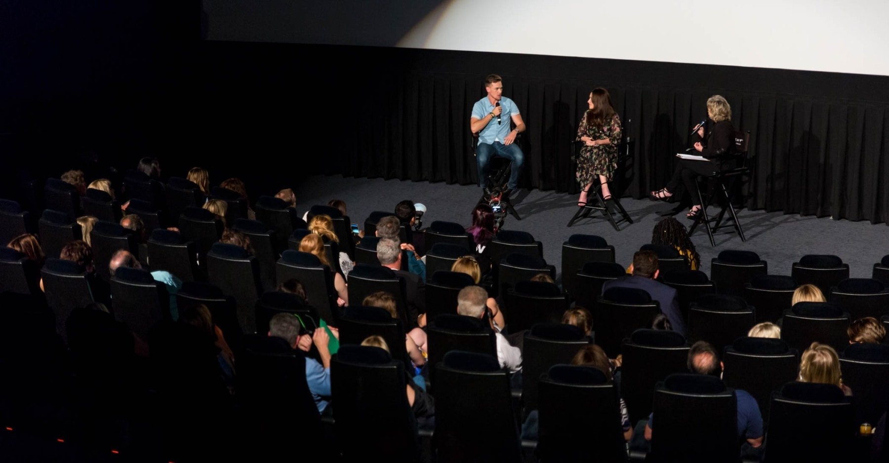 Actors in the Theater #moviescreening #sandiegofilmfestival #hbo #sharpobjects