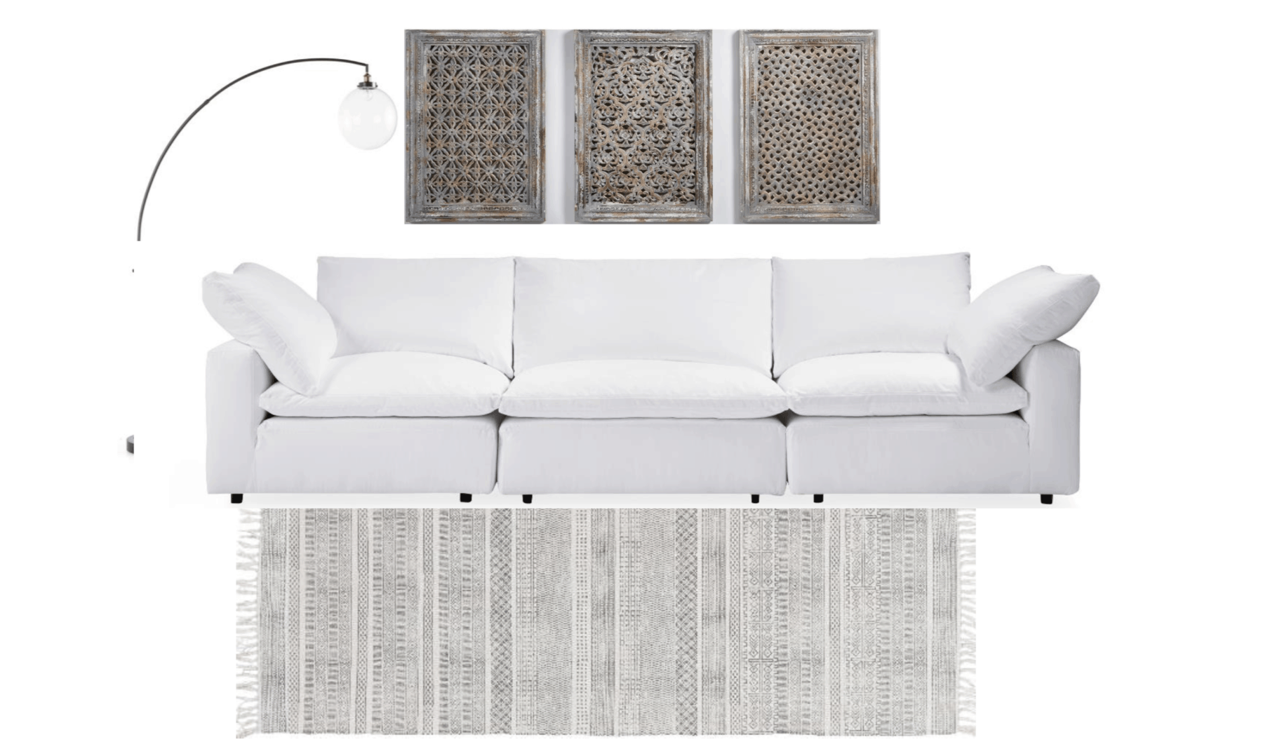 living room design palette 