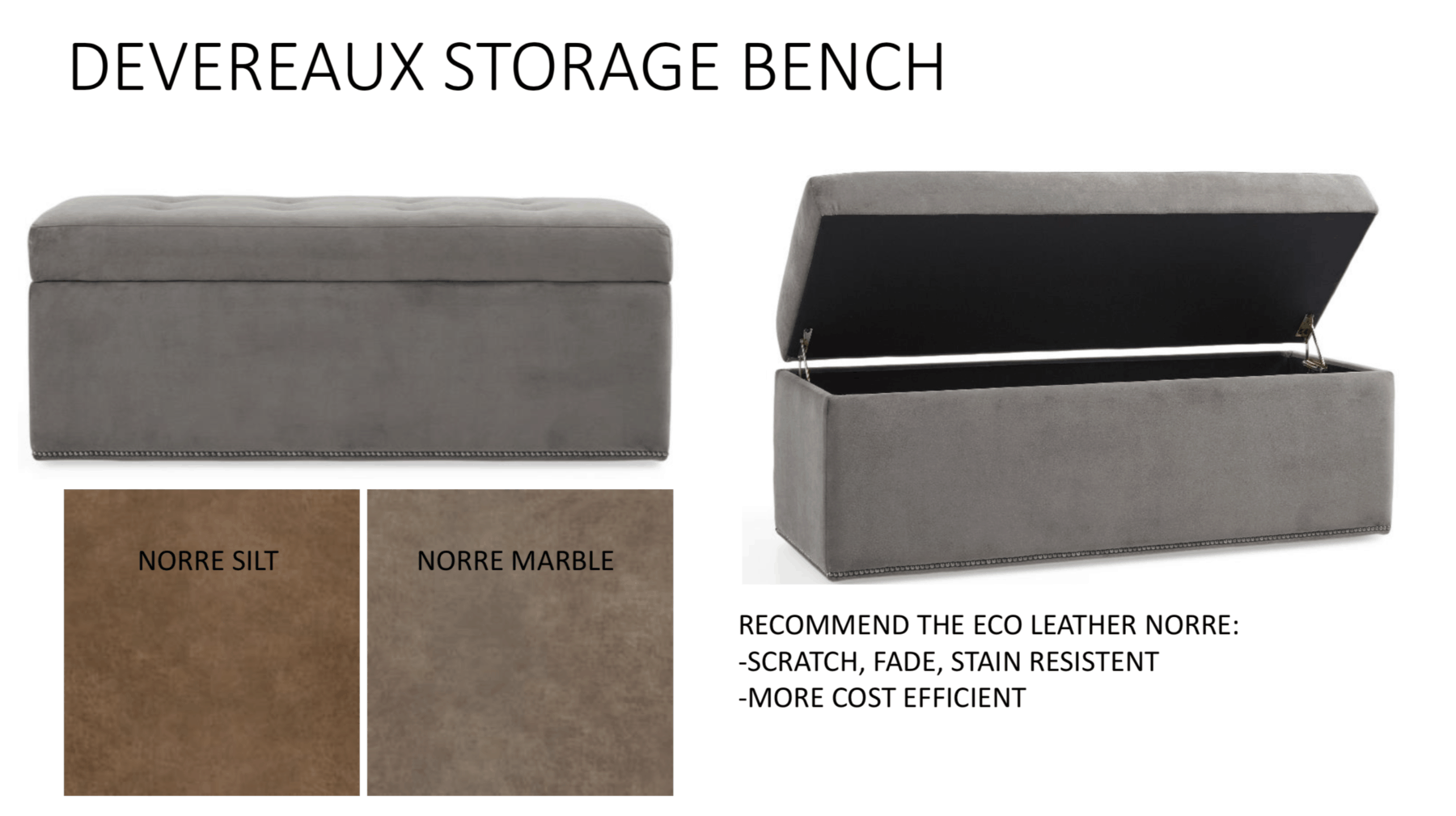 storage bench