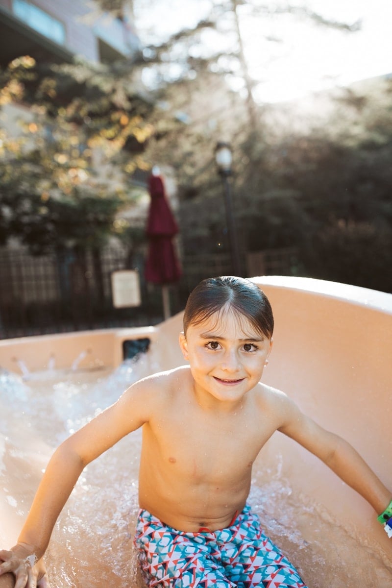 Disney Grand Californian Boy on Slide