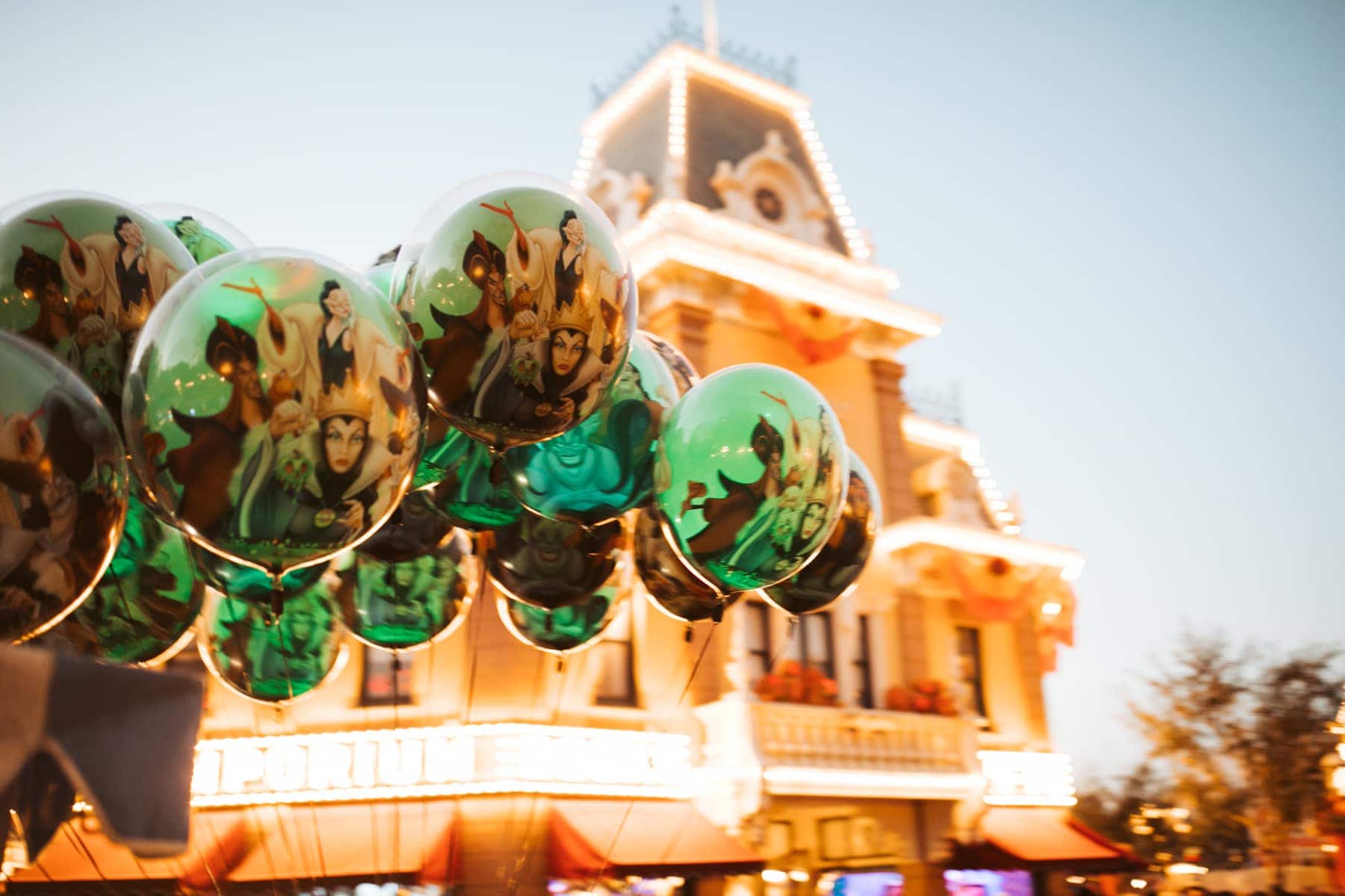 Halloween Balloons at Disneyland