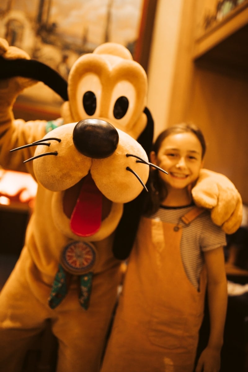 Pluto and kid