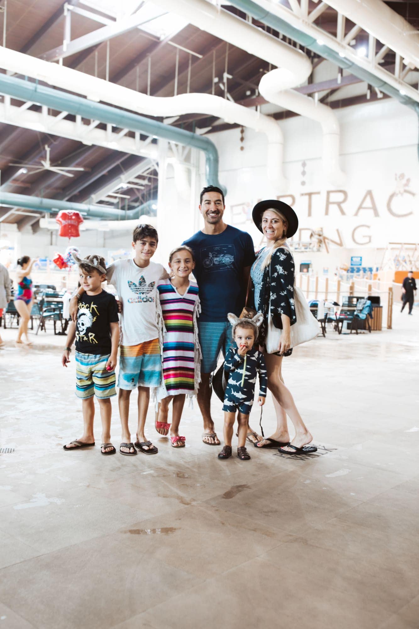 family at great wolf lodge