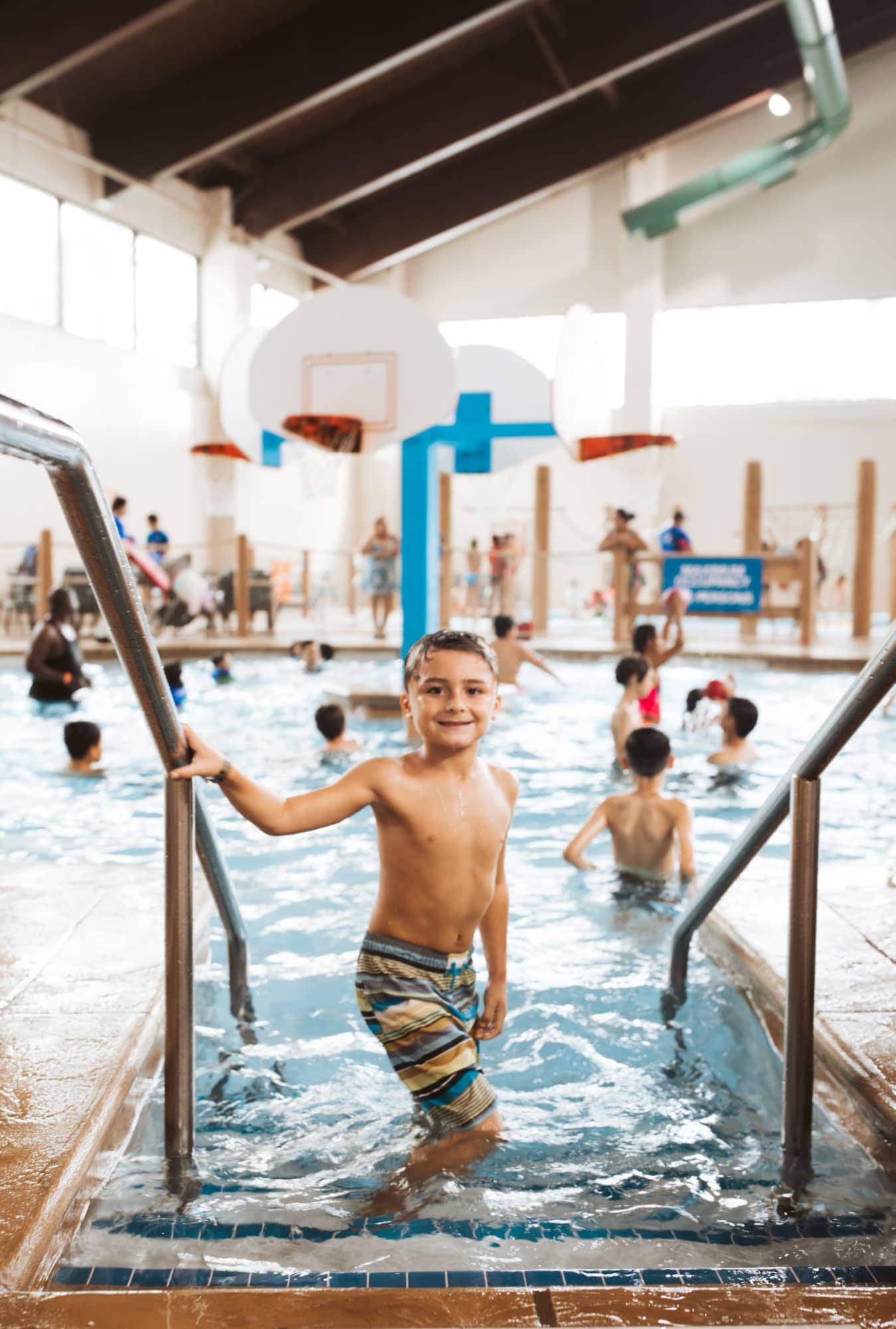 boy at great wolf lodge