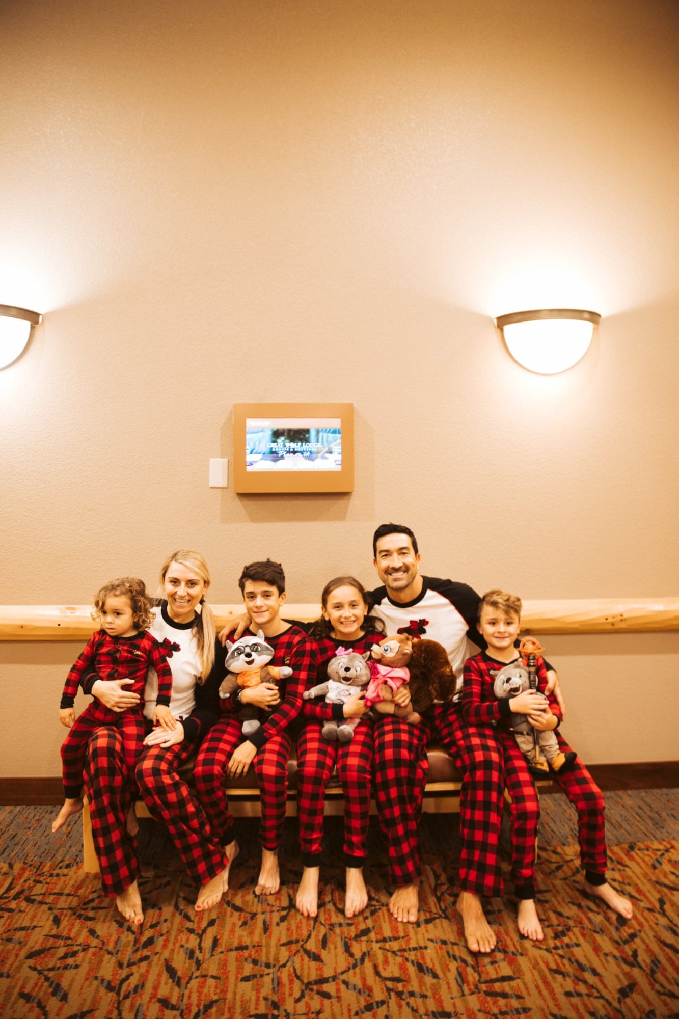 matching pajamas family