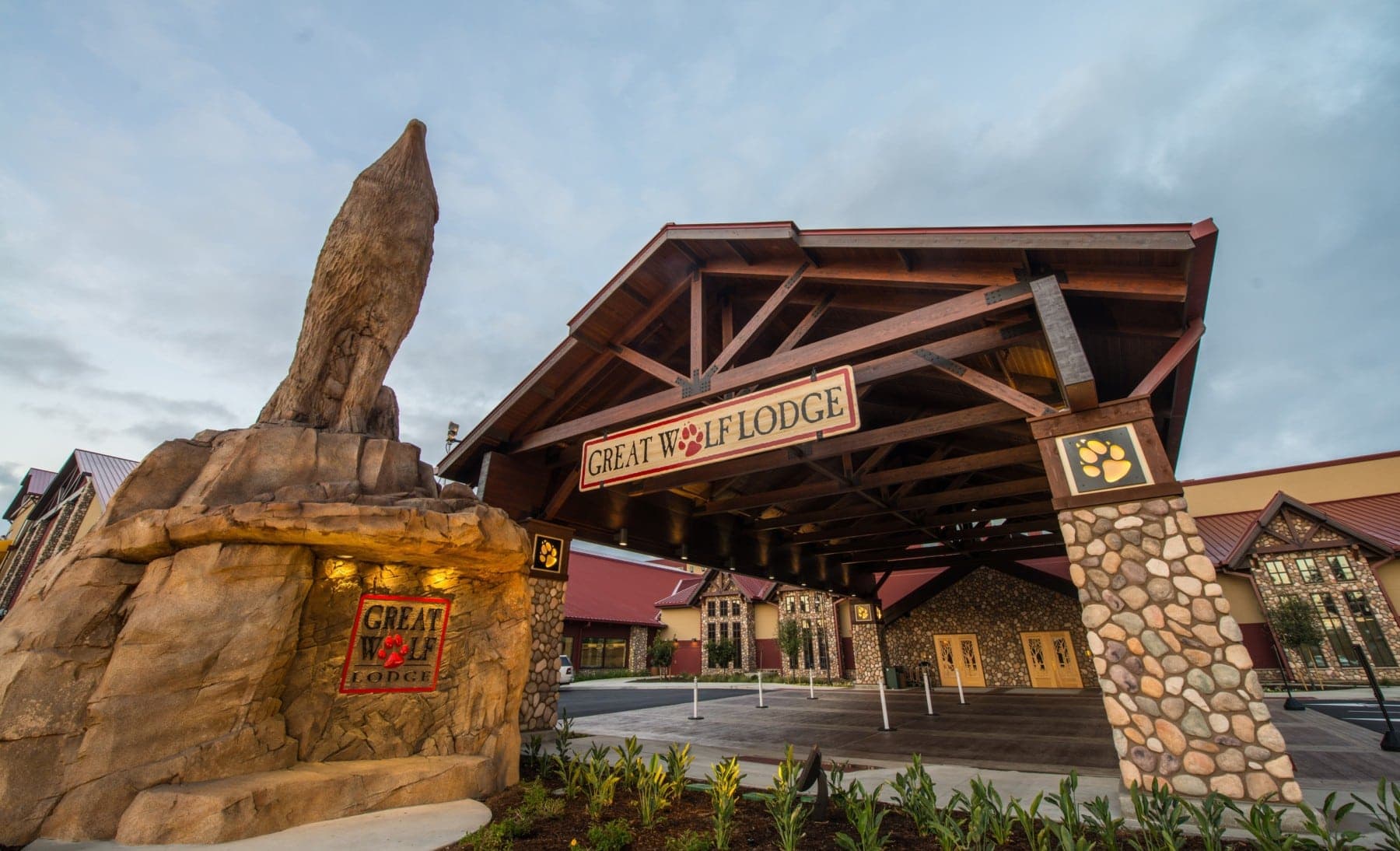 great wolf lodge entrance