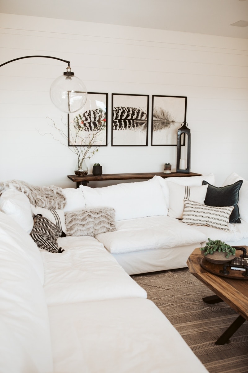 coastal farm style living room