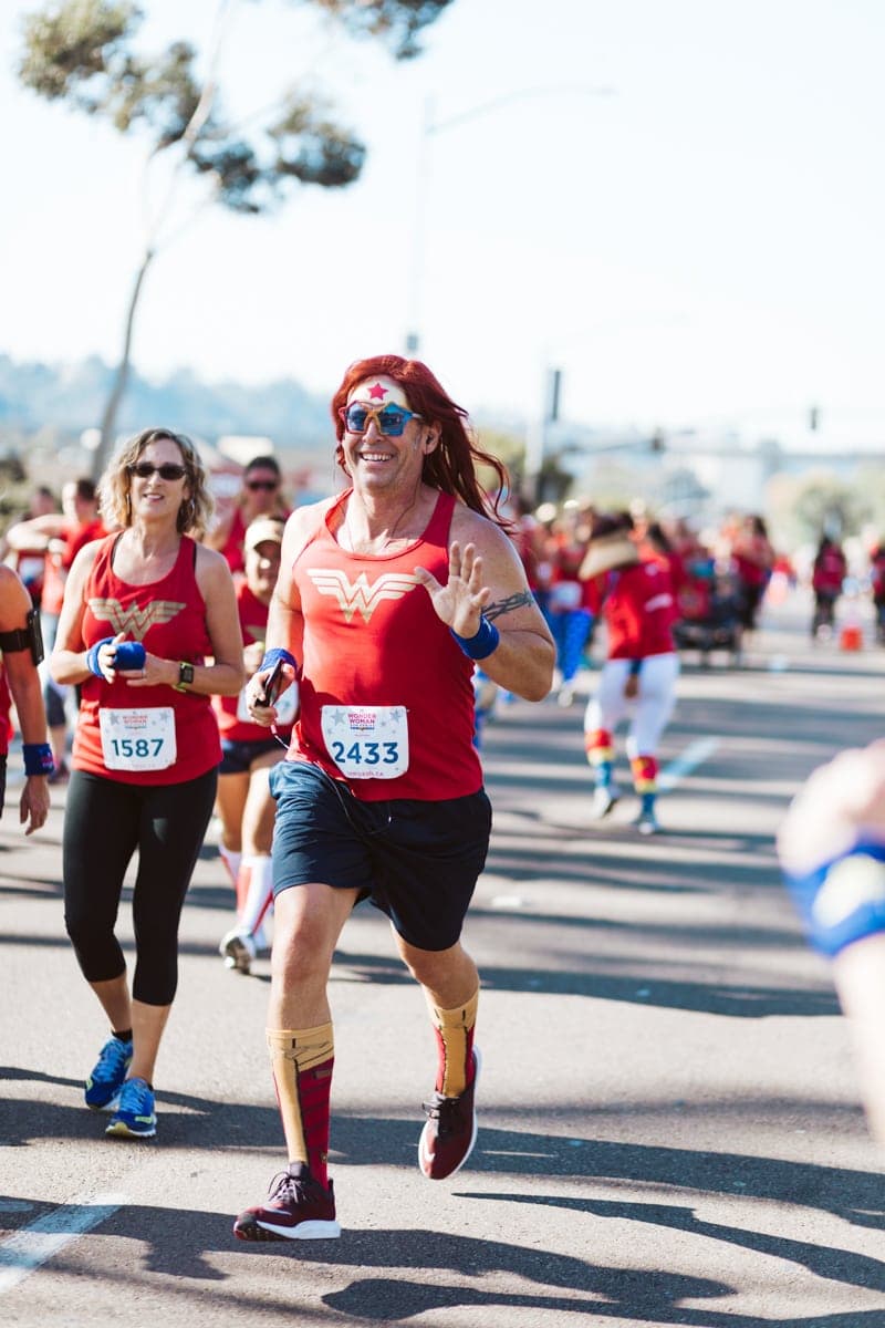 runner at DC Wonder Woman run