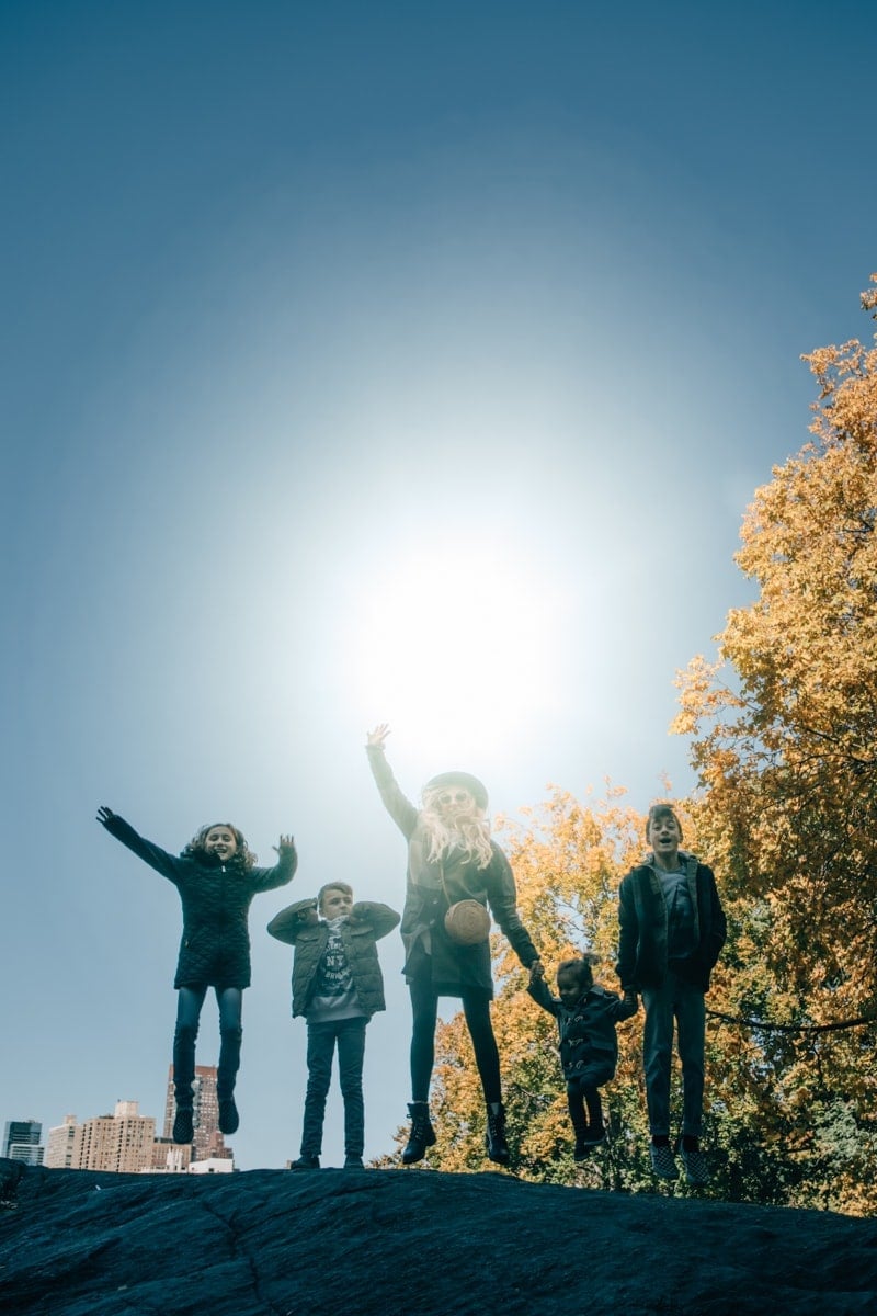 Family in Central Park