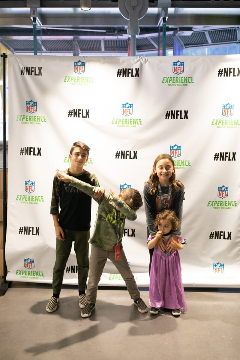 Kids at NFL Experience