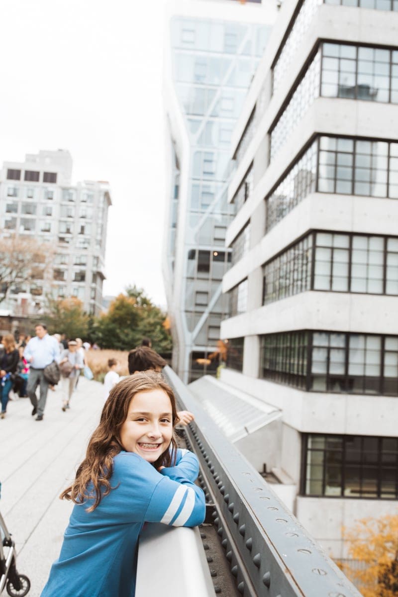 girl at The High Line