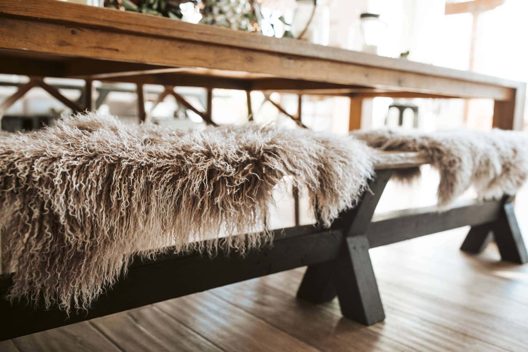 fur bench