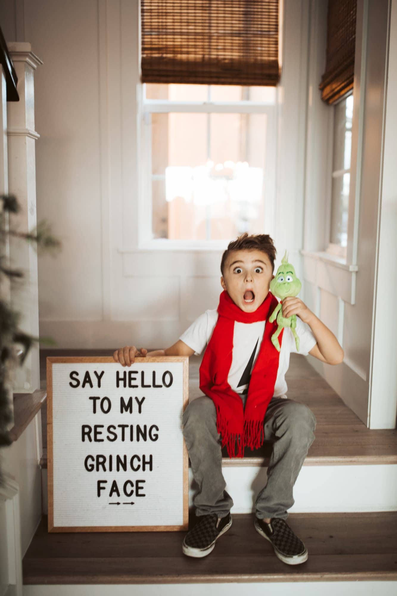 child with grinch