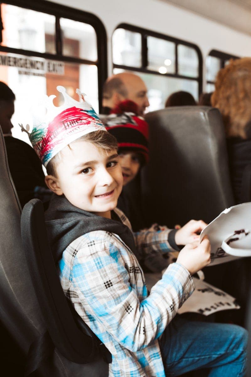 boy on bus